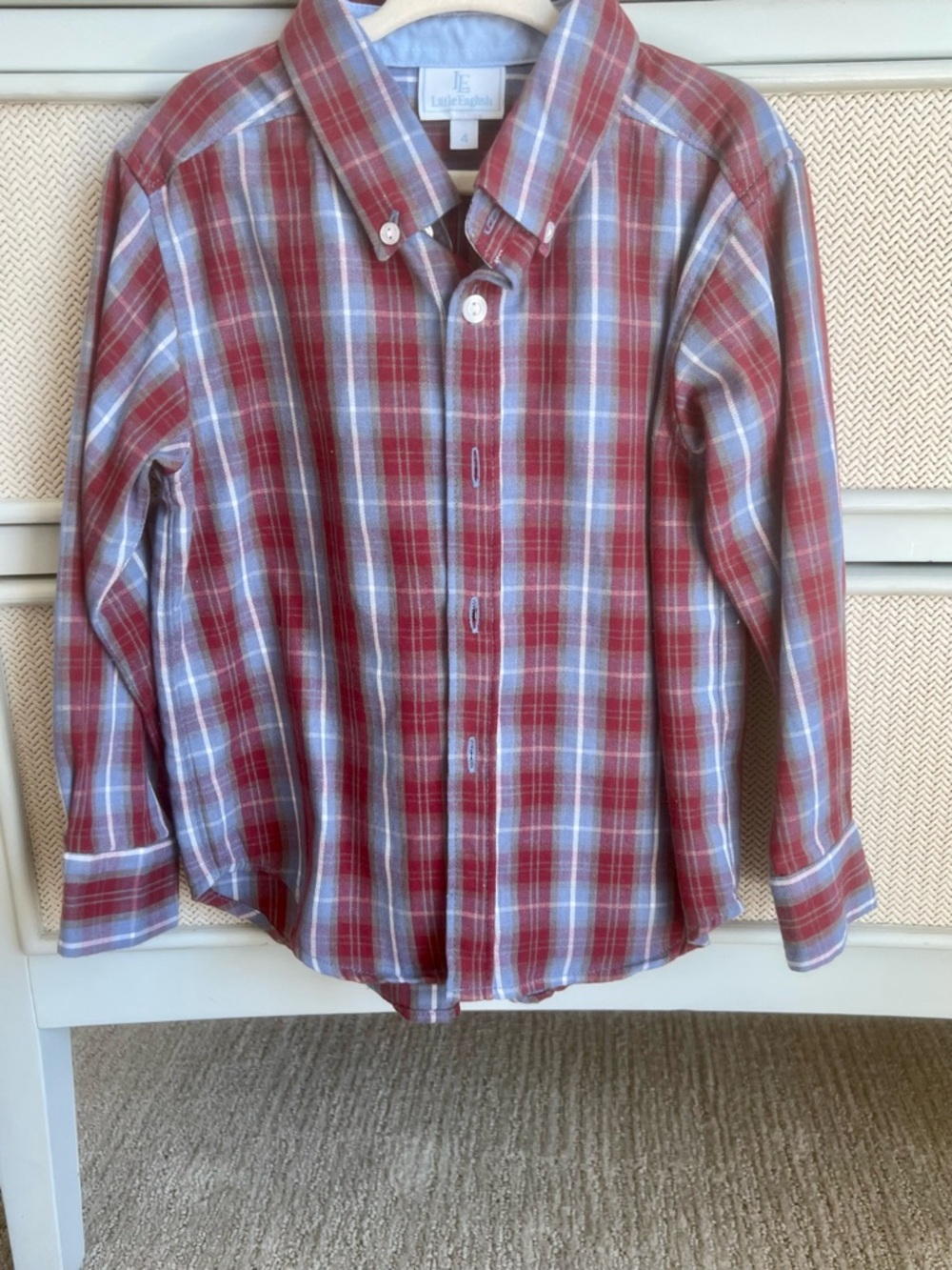 Little English Plaid Button Down Shirt
